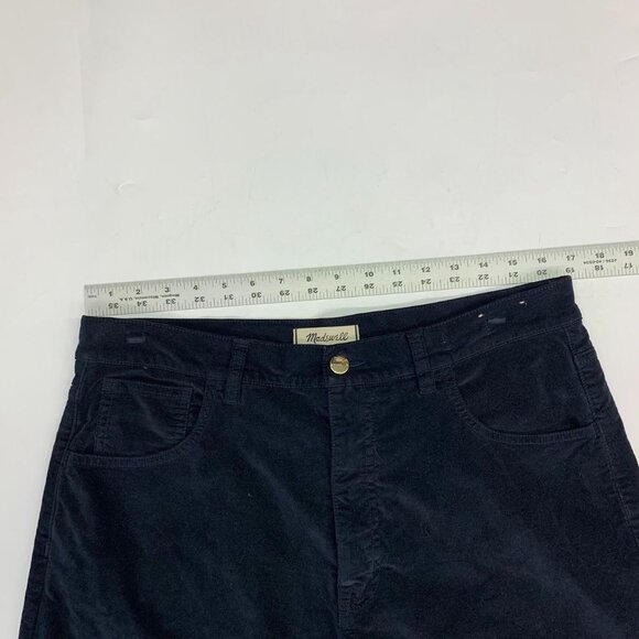 Madewell Women's Tall Super Wide-Leg High Waist Trousers in Velvet Size T31 - Picture 11 of 15